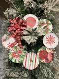 CHRISTMAS PLATE WREATH