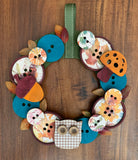 Fall Button Wreath Kit of the Month _ September