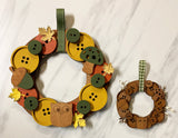 Fall Button Wreath Kit of the Month _ September