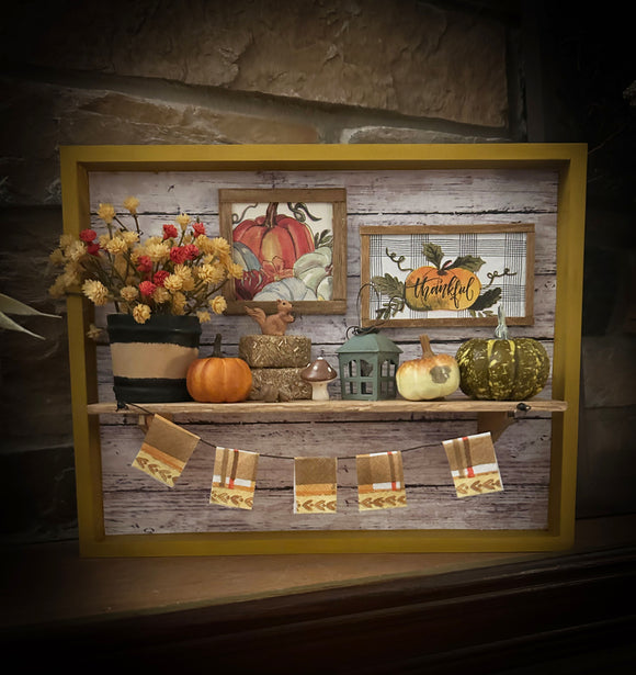 FALL MINI SHELF SHADOWBOX