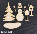 Snowman Winter Vignette Kit(s)