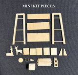 Christmas Ladder Shelf with Goodies