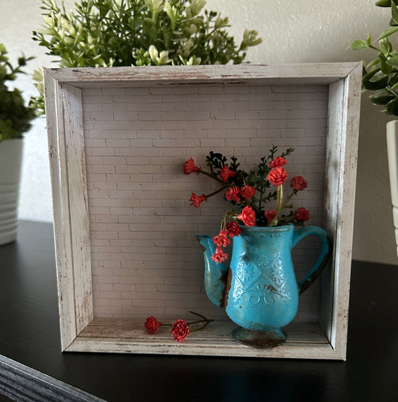 RUSTY TEAPOT SHADOWBOX