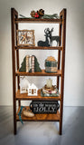 Christmas Ladder Shelf with Goodies