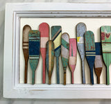 Colorful Wood Oar Picture