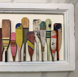 Colorful Wood Oar Picture