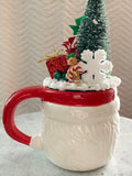 Santa Mug with Topper