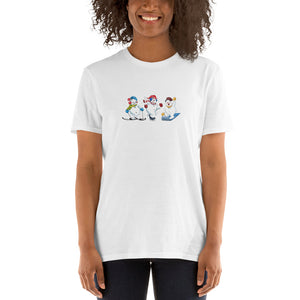 Vintage Snowman Unisex T-Shirt