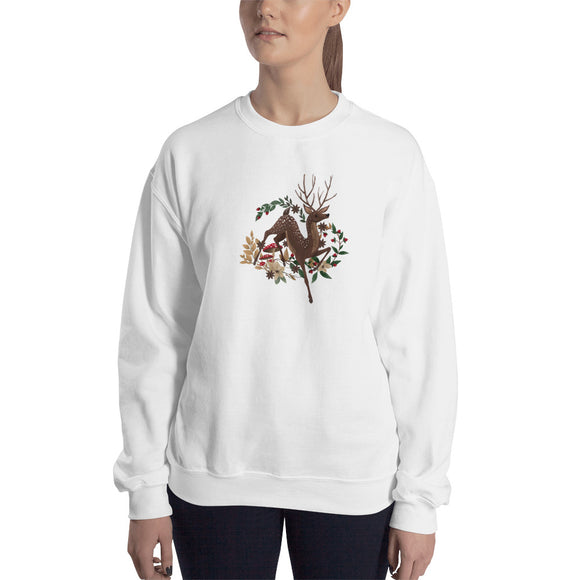 Holiday Deer Unisex Sweatshirt